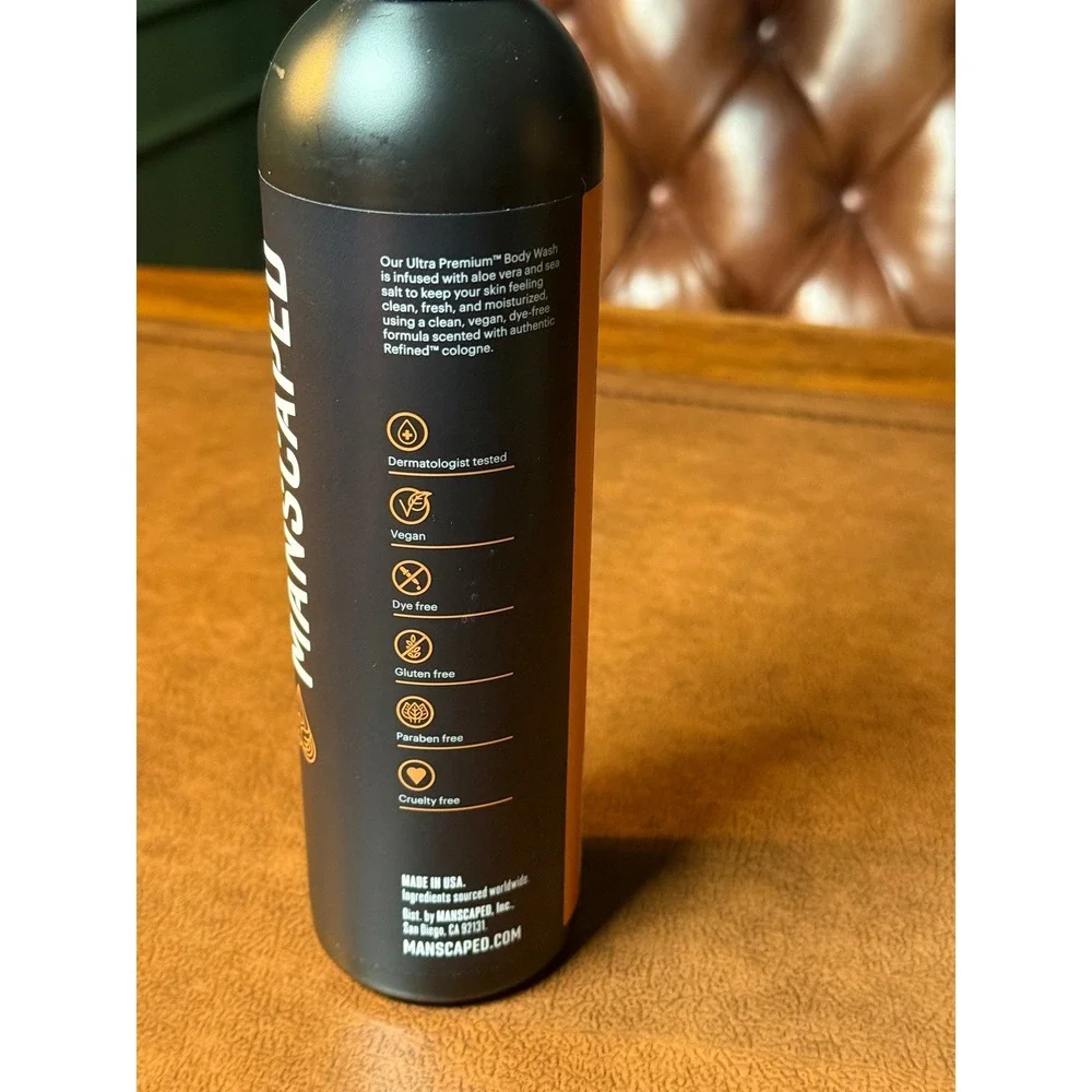 Manscaped Ultra Premium Body Wash Cologne Scent 16oz 473ml New 48-00032